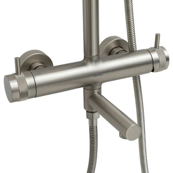 Душевая стойка Allen Brau Priority 5.31A10-BN, никель - 4 Душевая стойка Allen Brau Priority 5.31A10-BN, никель фото 4