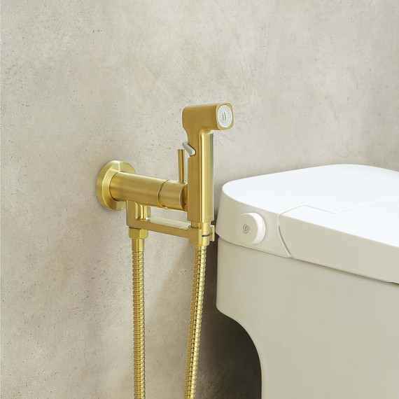 Набор для гигиенического Aquatek Ника AQ1819BG, золото фото 6