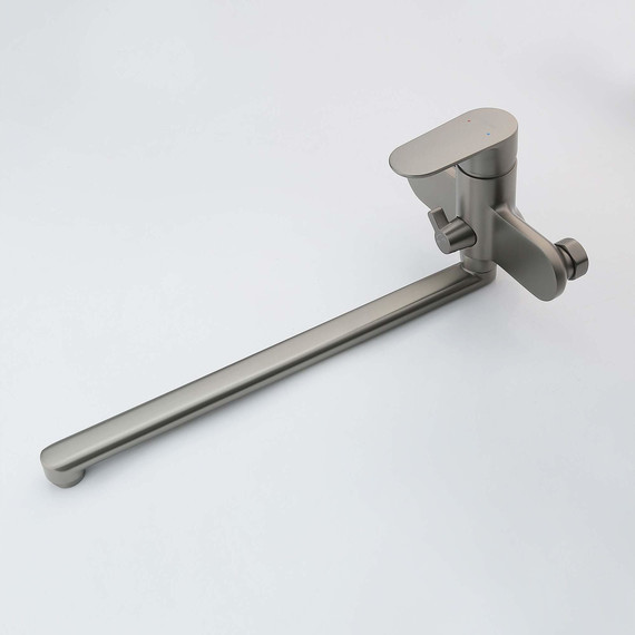 Смеситель для ванны Aquatek Ника AQ1842BGM, оружейная сталь фото 2