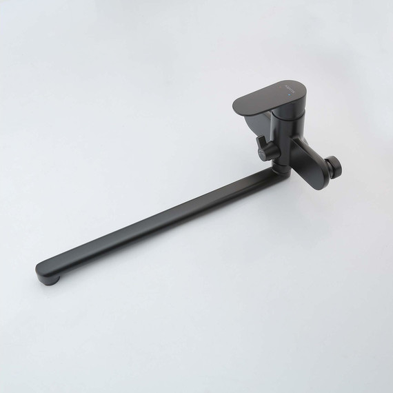 Смеситель для ванны Aquatek Ника AQ1842MB, чёрный матовый фото 2