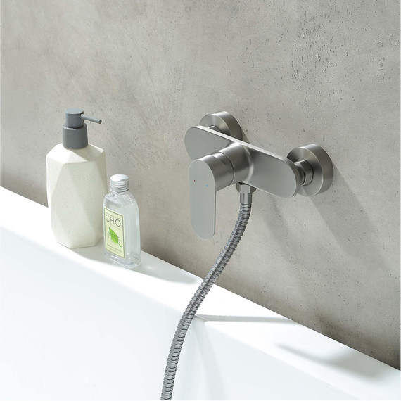 Смеситель для душа Aquatek Ника AQ1860BGM, оружейная сталь фото 5