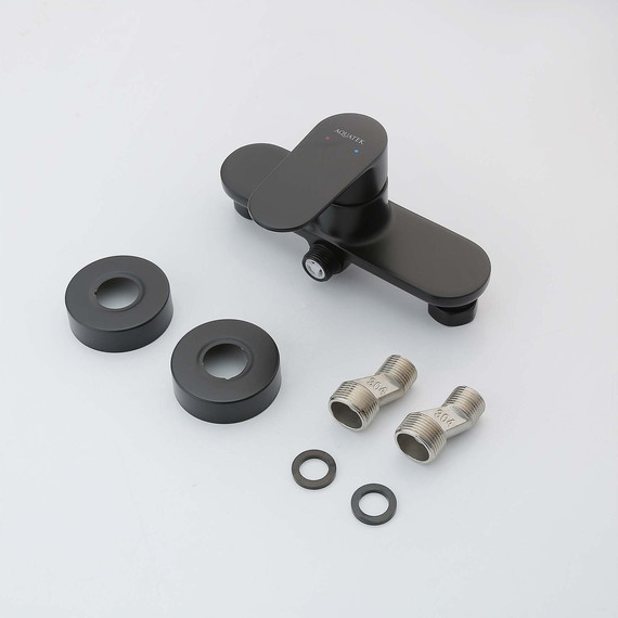 Смеситель для душа Aquatek Ника AQ1860MB, чёрный матовый фото 3