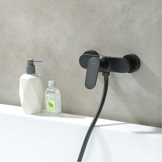 Смеситель для душа Aquatek Ника AQ1860MB, чёрный матовый фото 7