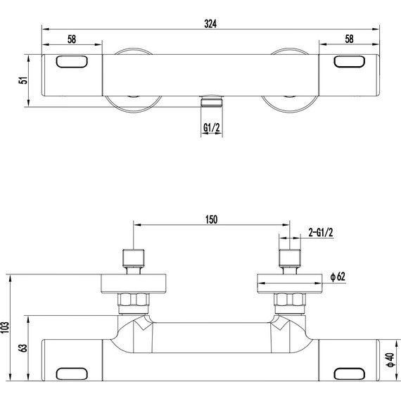 Смеситель для душа с термостатом Aquatek Ника AQ1863CR фото 6