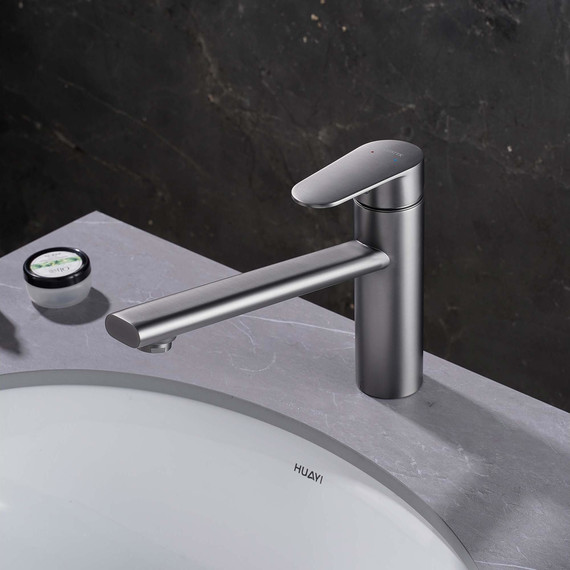 Смеситель для кухни Aquatek Ника AQ1880BGM, оружейная сталь фото 5