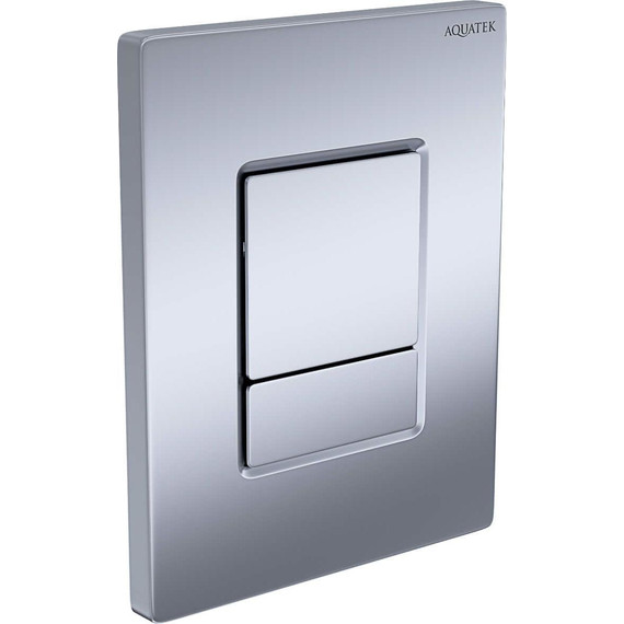 Кнопка смыва Aquatek Pneumo N PNN-0000003, хром матовый фото 2