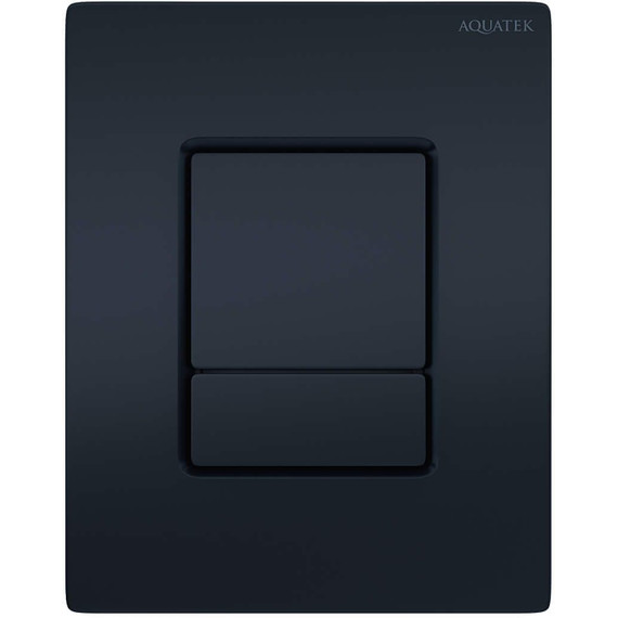Кнопка смыва Aquatek Pneumo N PNN-0000005, чёрный матовый фото 