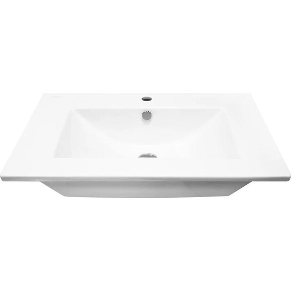 Раковина врезная Sanita Luxe Quadro 75 см WB.FN/Quadro/75-C/WHT.G/S1 фото 3