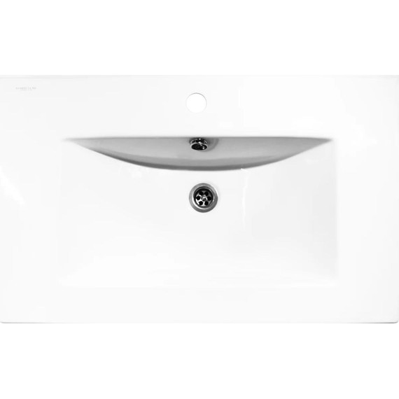 Раковина врезная Sanita Luxe Quadro 75 см WB.FN/Quadro/75-C/WHT.G/S1 фото 4