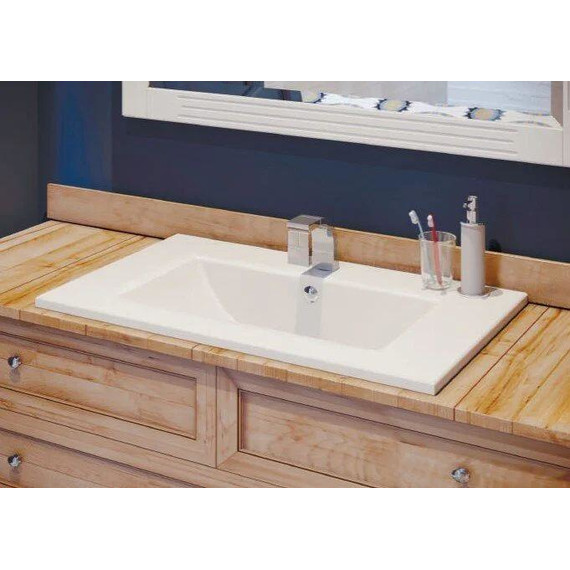 Раковина врезная Sanita Luxe Quadro 90 см WB.FN/Quadro/90-C/WHT.G/S1 фото 3