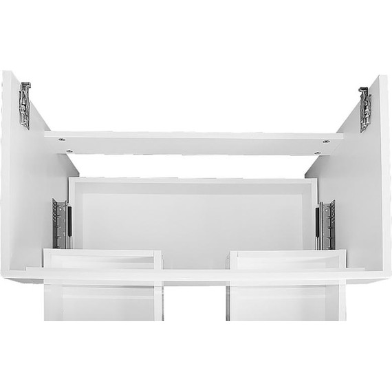 Тумба подвесная с раковиной AN Эстелла 80 см, белый фото 6