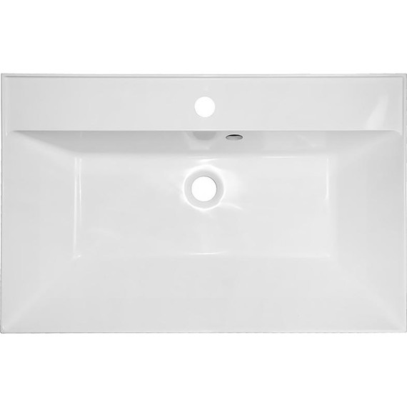 Тумба напольная с раковиной AN Эстелла 70 см, графит фото 2