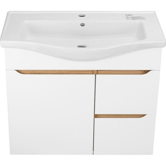 Тумба напольная с раковиной AN Келли 80 см, белый фото 6