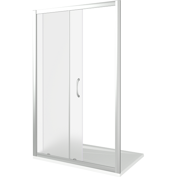 Душевая дверь Bas Latte WTW-130-G-WE 130 см алюминий/матовое - 5 Душевая дверь Bas Latte WTW-130-G-WE 130 см алюминий/матовое фото 5