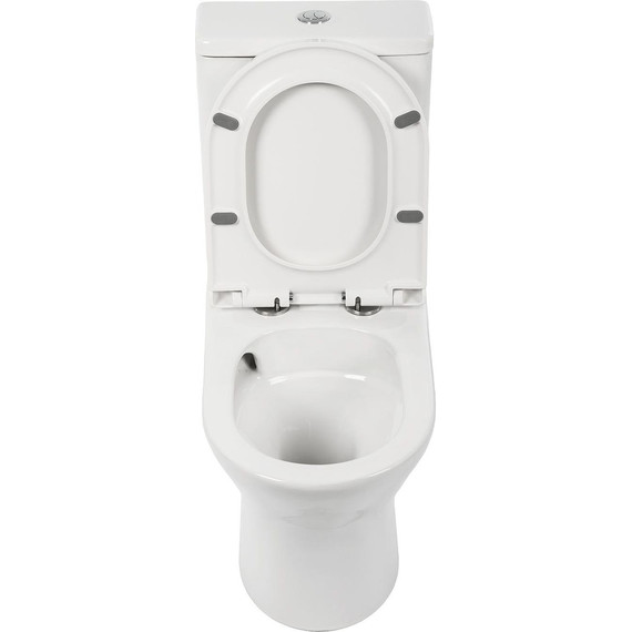 Унитаз-компакт безободковый AN Link с крышкой микролифт (система смыва Торнадо) - 7 Унитаз-компакт безободковый AN Link с крышкой микролифт (система смыва Торнадо) фото 7