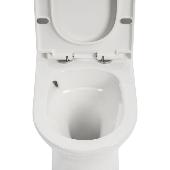 Унитаз-компакт безободковый AN Link с крышкой микролифт (система смыва Торнадо) - 8 Унитаз-компакт безободковый AN Link с крышкой микролифт (система смыва Торнадо) фото 8