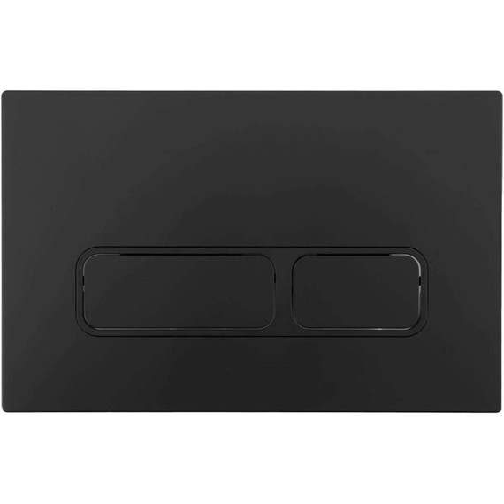 Кнопка смыва Aquanet AQ-PRO-01MB, чёрный матовый фото 