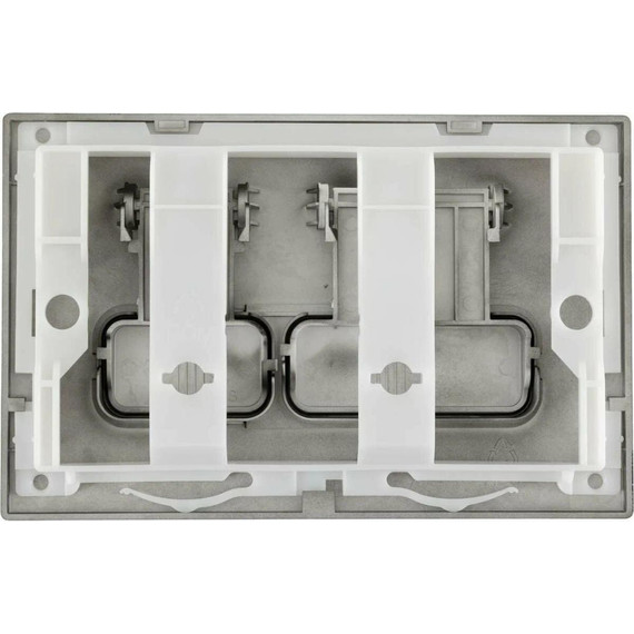 Кнопка смыва Aquanet AQ-PRO-01MB, чёрный матовый фото 2