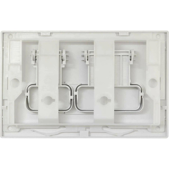 Кнопка смыва Aquanet AQ-PRO-01W, белый фото 2