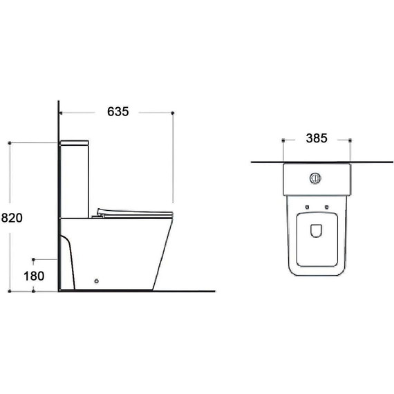 Унитаз-компакт безободковый Aquatek Либерти AQ2999T-00 с тонкой крышкой микролифт (система смыва Торнадо) - 12 Унитаз-компакт безободковый Aquatek Либерти AQ2999T-00 с тонкой крышкой микролифт (система смыва Торнадо) фото 12