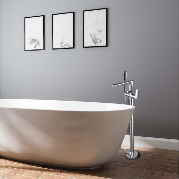 Смеситель для ванны Aquatek Ника AQ1845CR, Цвет производителя: хром фото 6