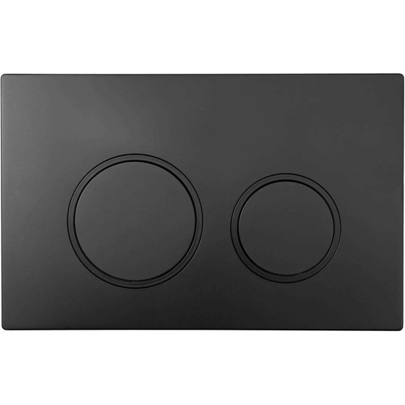 Кнопка смыва Aquanet AQ-PRO-02MB, чёрный матовый фото 