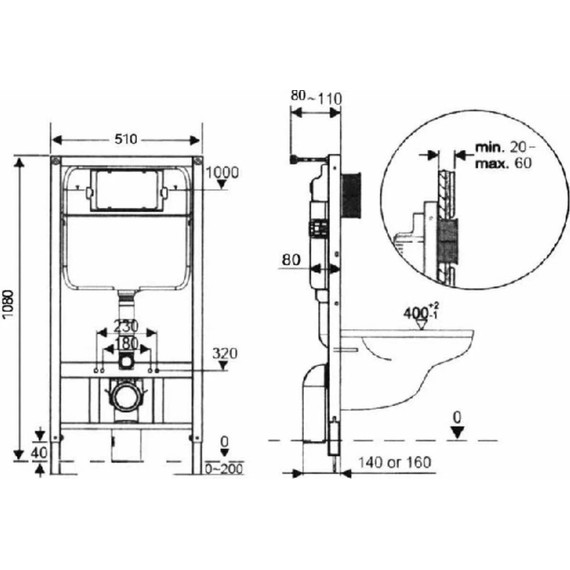 Инсталляция для унитаза Aquanet AQ-PRO 346762 - 10 Инсталляция для унитаза Aquanet AQ-PRO 346762 фото 10