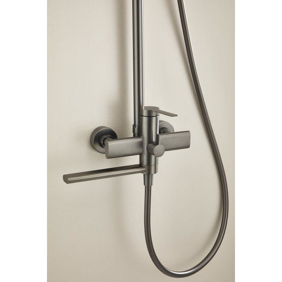 Душевая стойка Belz B24813-3, оружейная сталь фото 52