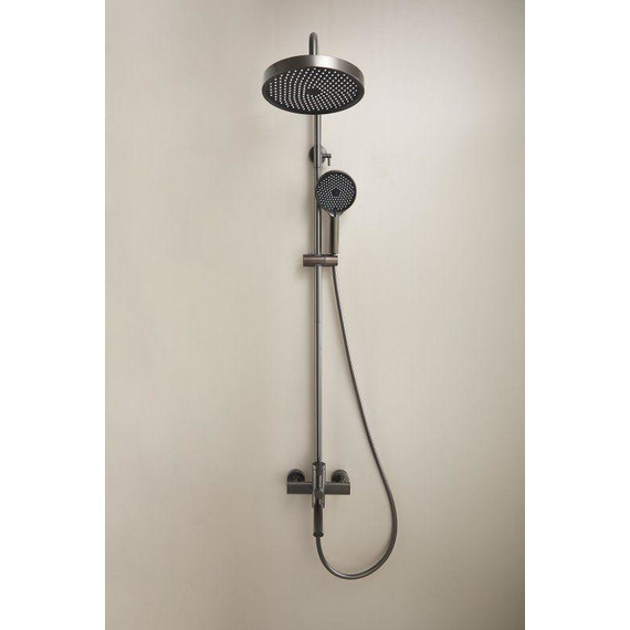 Душевая стойка Belz B24813-3, оружейная сталь фото 55