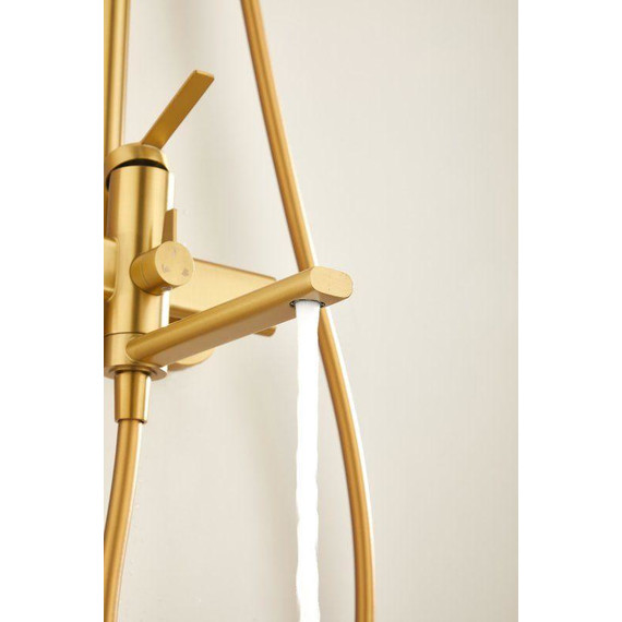 Душевая стойка Belz B24813-5, золото матовое фото 23