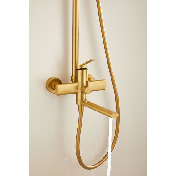 Душевая стойка Belz B24813-5, золото матовое фото 41