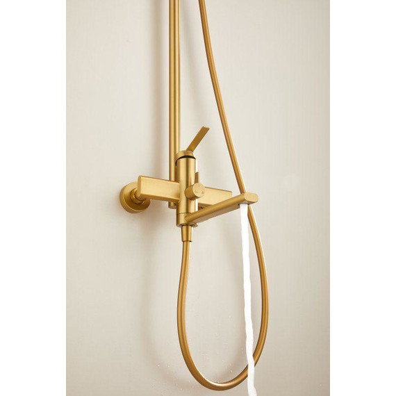 Душевая стойка Belz B24813-5, золото матовое фото 57