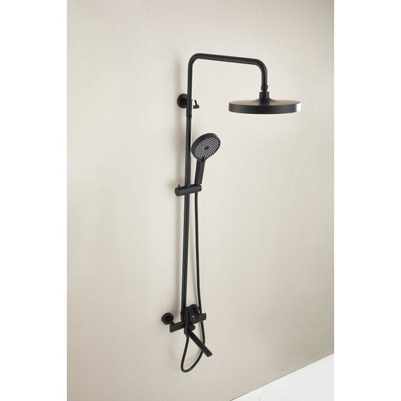 Душевая стойка Belz B24813-7, чёрный матовый фото 19