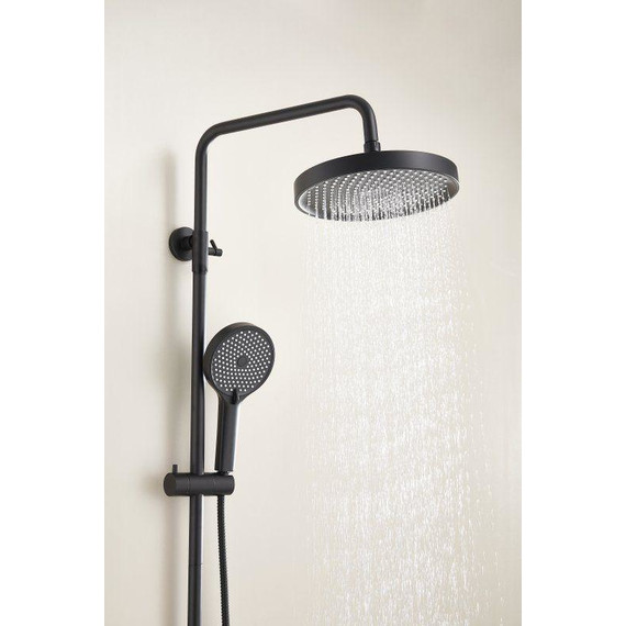 Душевая стойка Belz B24813-7, чёрный матовый фото 24