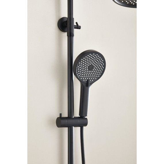 Душевая стойка Belz B24813-7, чёрный матовый фото 38