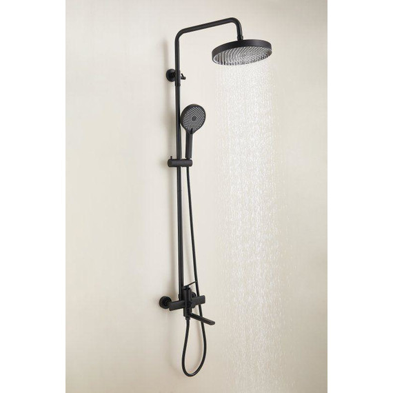 Душевая стойка Belz B24813-7, чёрный матовый фото 48