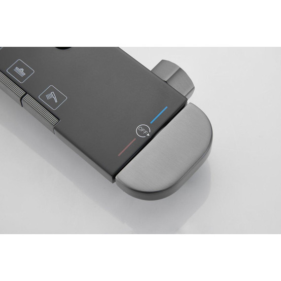 Душевая стойка Belz B25713-3, оружейная сталь фото 18