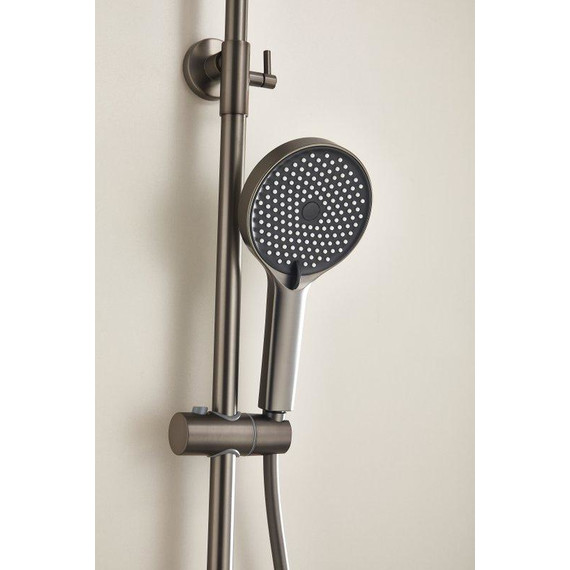 Душевая стойка Belz B25713-3, оружейная сталь фото 20