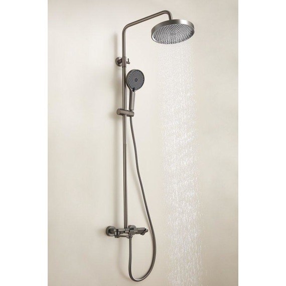 Душевая стойка Belz B25713-3, оружейная сталь фото 21