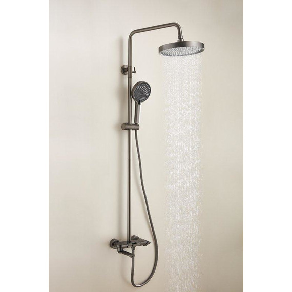 Душевая стойка Belz B25713-3, оружейная сталь фото 25