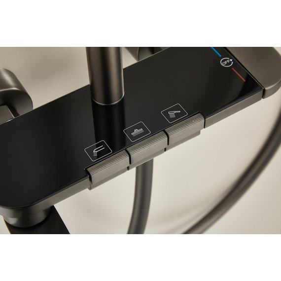 Душевая стойка Belz B25713-3, оружейная сталь фото 48