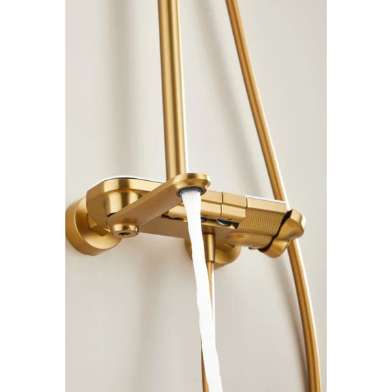 Душевая стойка Belz B25713-5, золото матовое фото 16