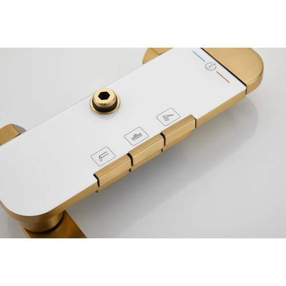 Душевая стойка Belz B25713-5, золото матовое фото 43