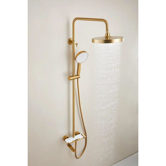 Душевая стойка Belz B25713-5, золото матовое фото 8