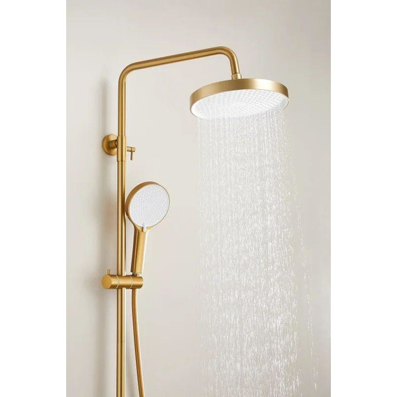 Душевая стойка Belz B25713-5, золото матовое фото 9