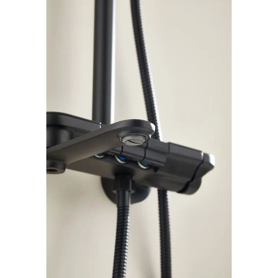 Душевая стойка Belz B25713-7, чёрный матовый фото 14