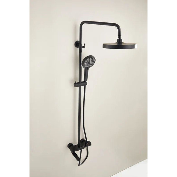 Душевая стойка Belz B25713-7, чёрный матовый фото 5