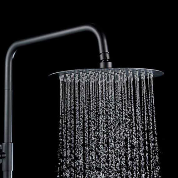 Душевая стойка Ledeme L2480B, чёрный - 8 Душевая стойка Ledeme L2480B, чёрный фото 8