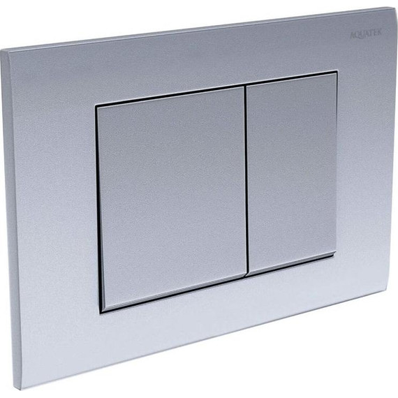 Кнопка смыва Aquatek PNS-0000003, хром матовый фото 2