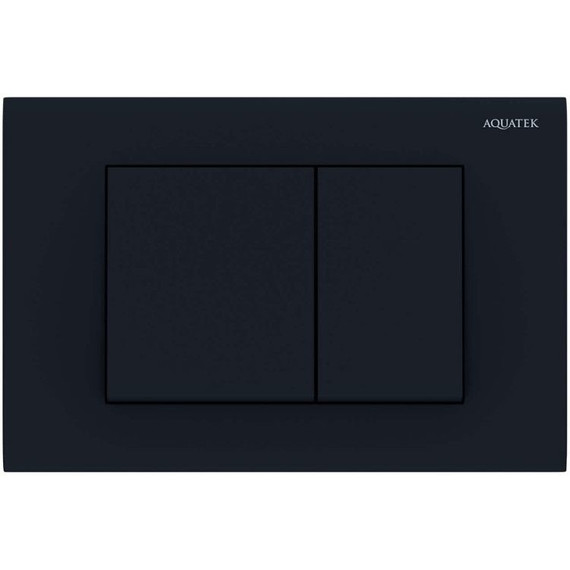 Кнопка смыва Aquatek PNS-0000005, чёрный матовый фото 